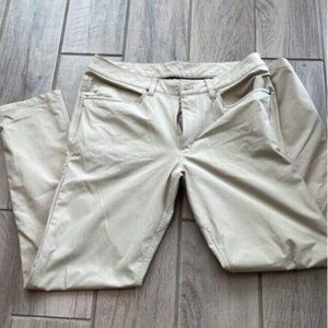 lululemon chinos abc pants slim 31X31 khaki